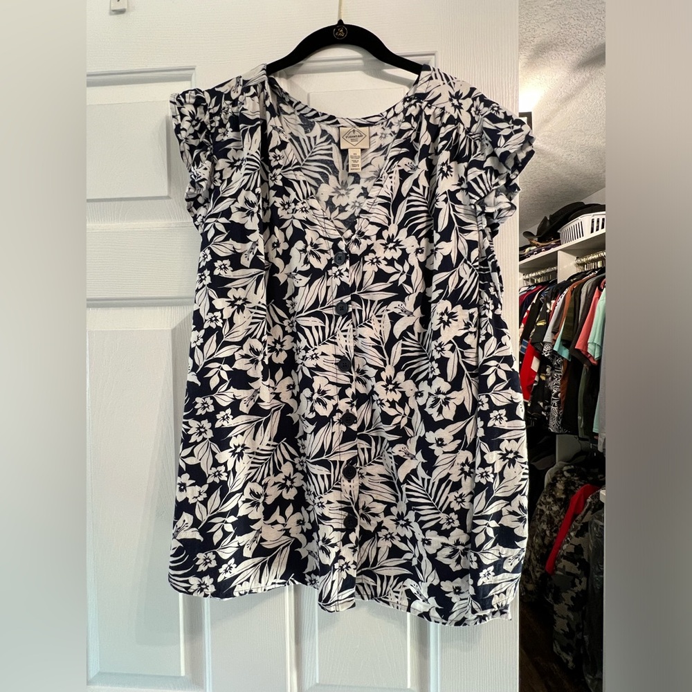 Ladies short sleeve blouse/shirt